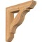 Ekena Millwork Funston Slat Smooth Bracket, Western Red Cedar, 3 1/2"W x 20"D x 20"H BKT04X20X20FST06SWR - alternate 1